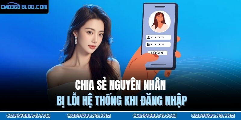Chia sẻ nguyên nhân bị lỗi hệ thống khi đăng nhập
