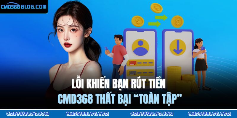 Lỗi khiến bạn rút tiền CMD368 thất bại “toàn tập”
